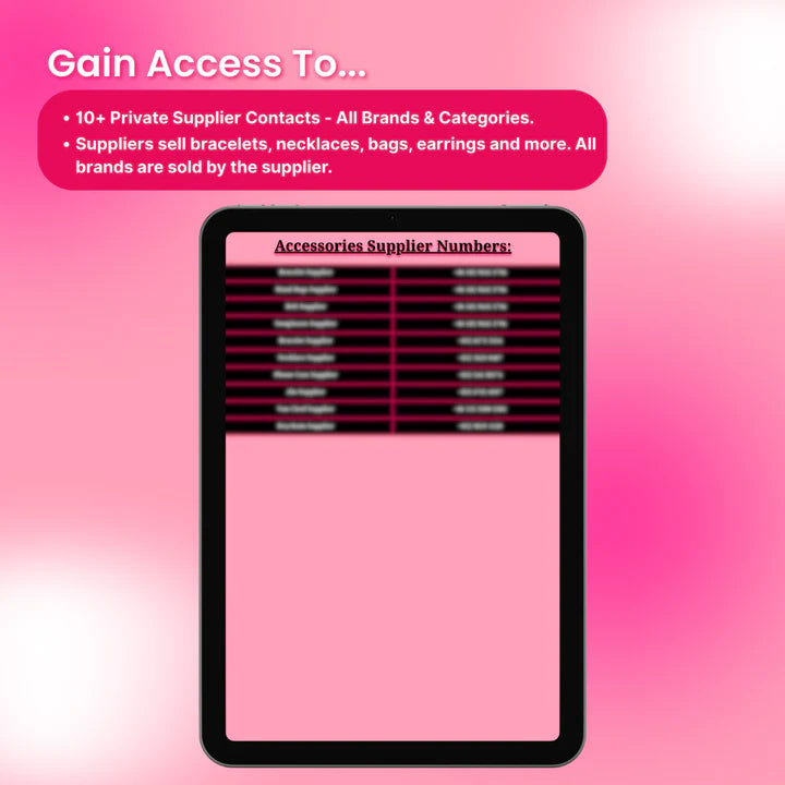 Accessories Suppliers