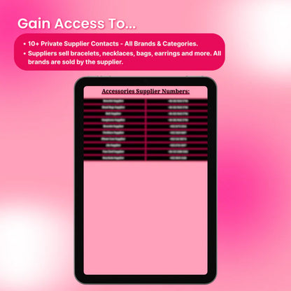 Accessories Suppliers